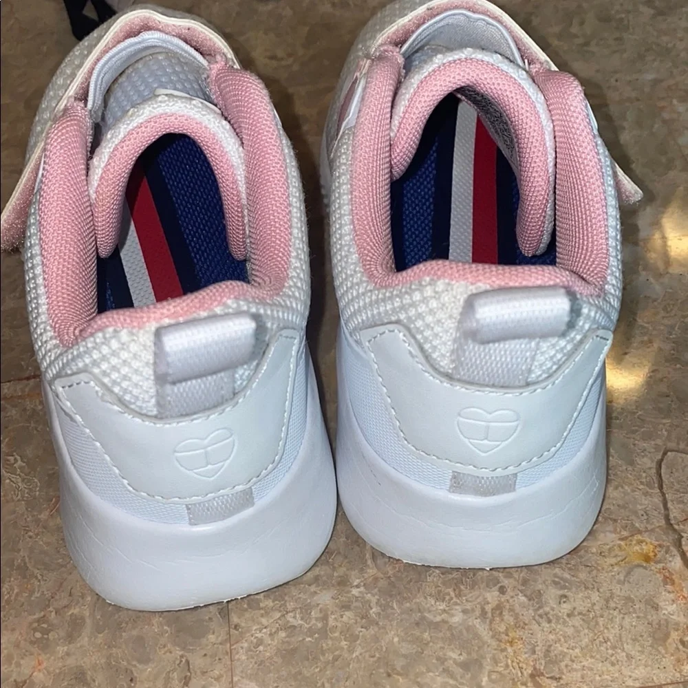 Tommy Hilfiger Kids' Sneakers in White and Pink